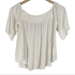 AMERICAN EAGLE “soft and sexy” smocked shirt